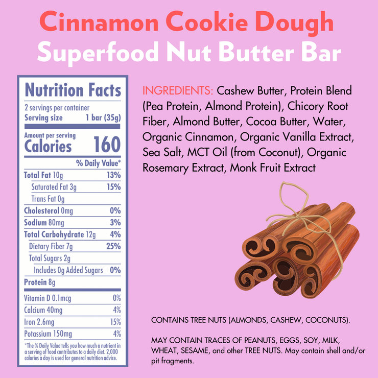 Cinnamon Cookie Dough Sampler (4 Count)